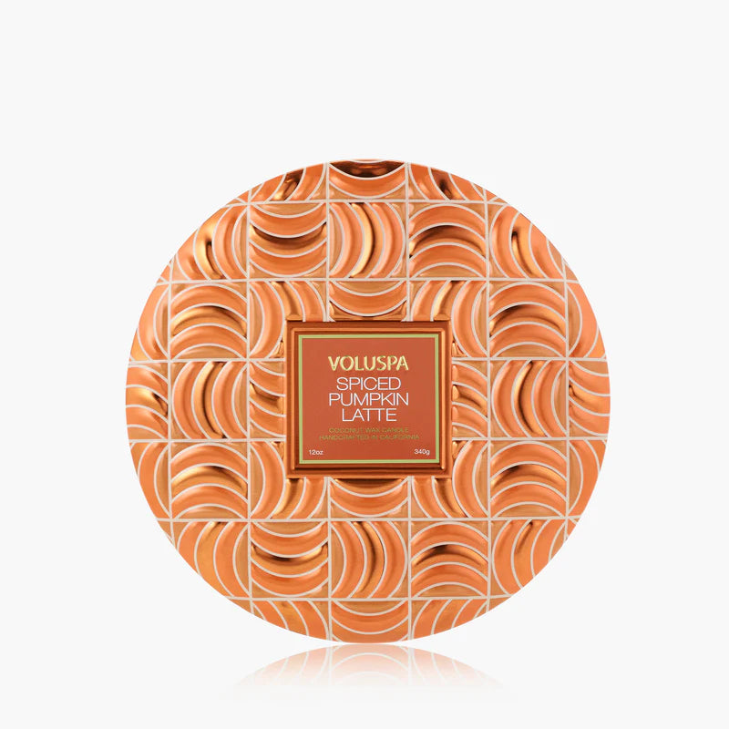 Spiced Pumpkin Latte 3W Tin Candle