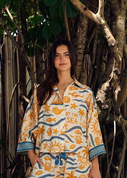 Zaya Button Up Top