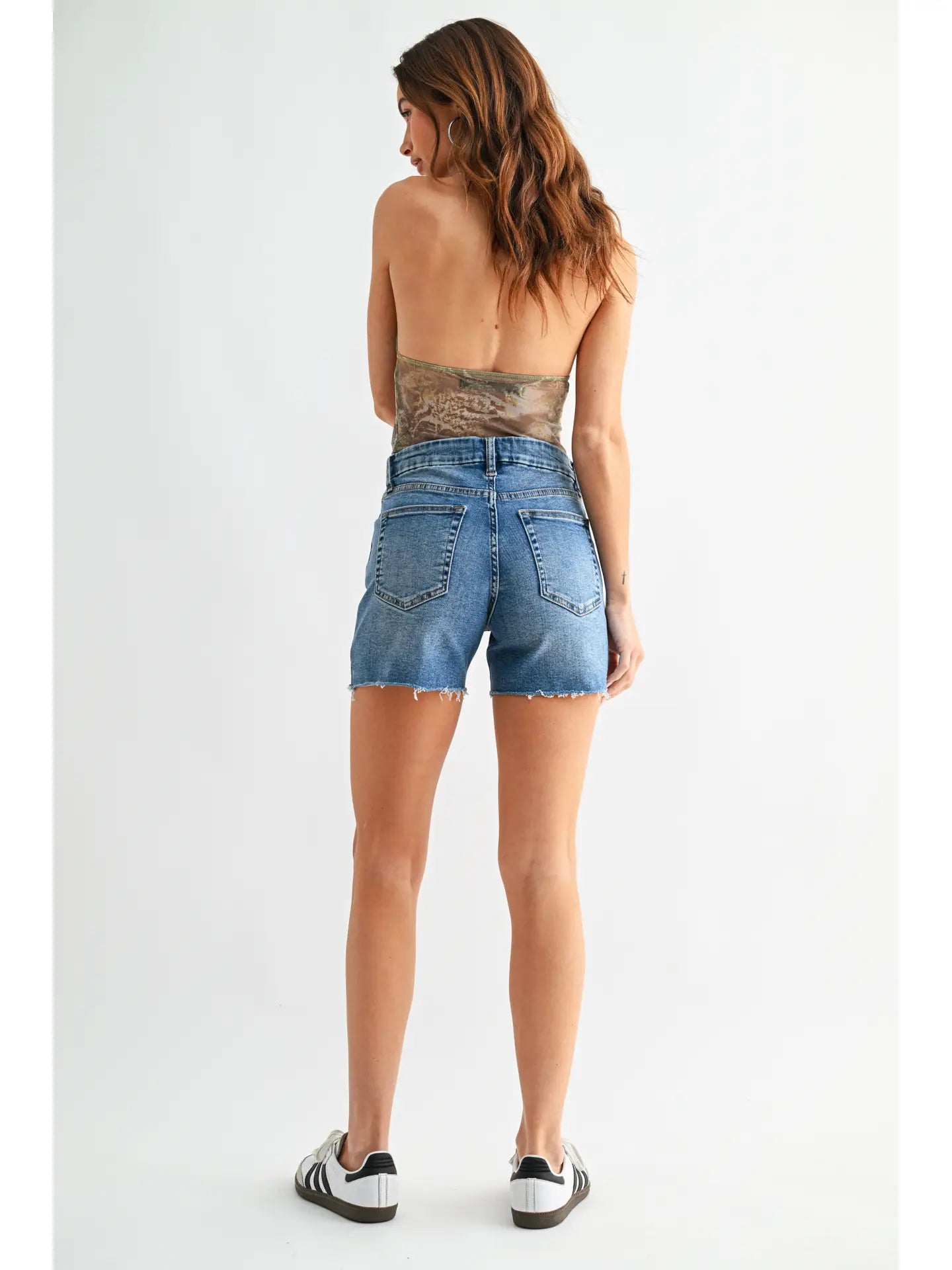 Everyday Walking Denim Short - Medium Denim