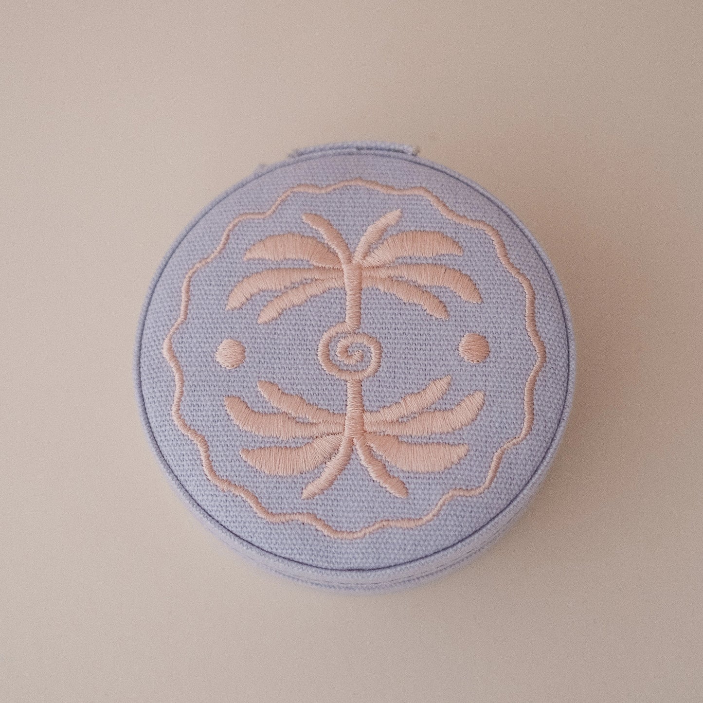 Linen Jewelry Travel Case