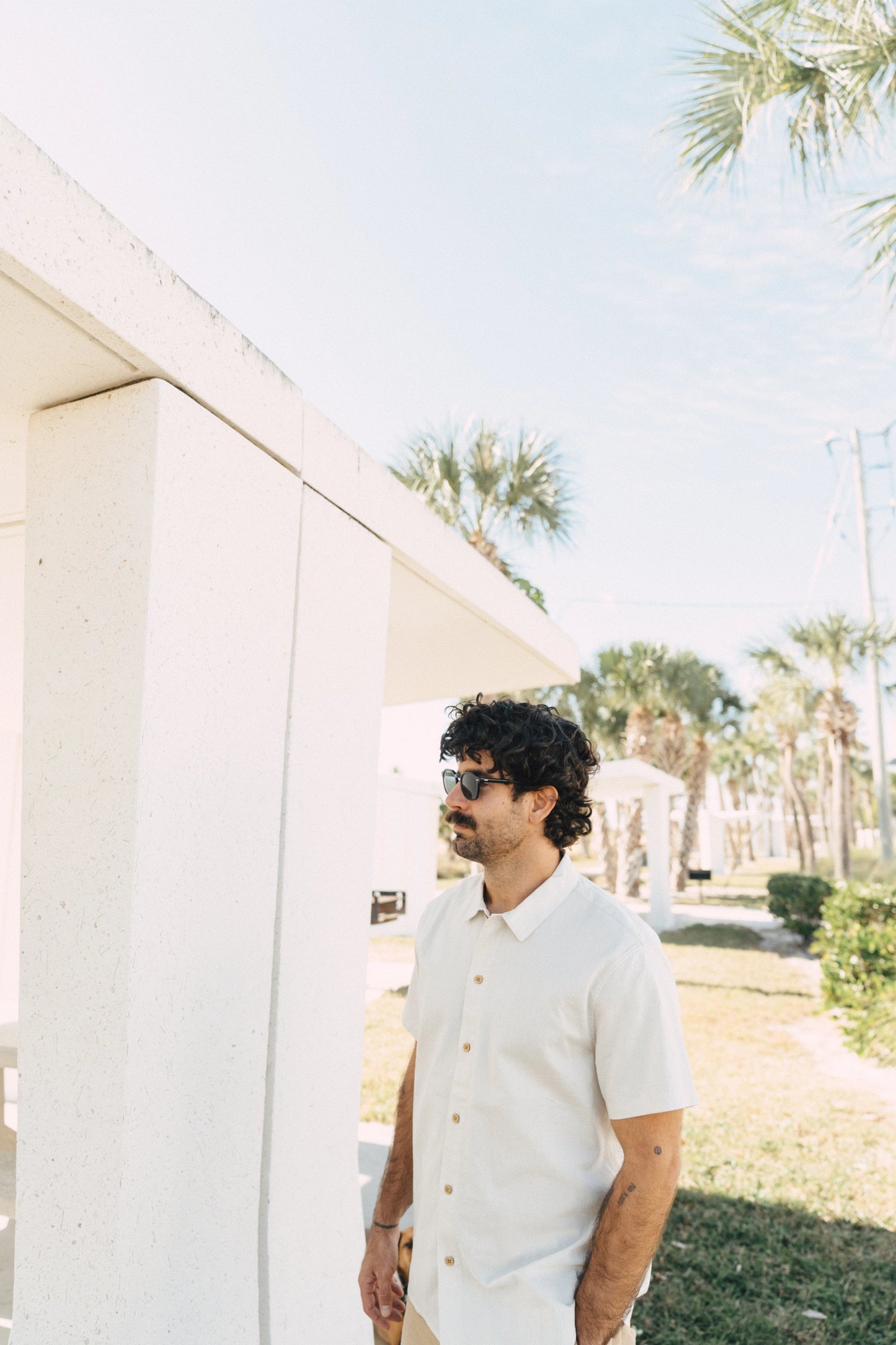 Casa Solid Button Up Shirt