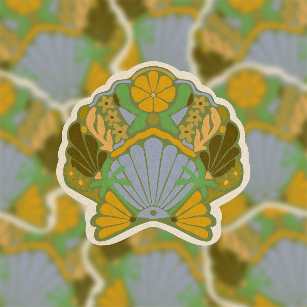 Floral Sea Vinyl Stickers