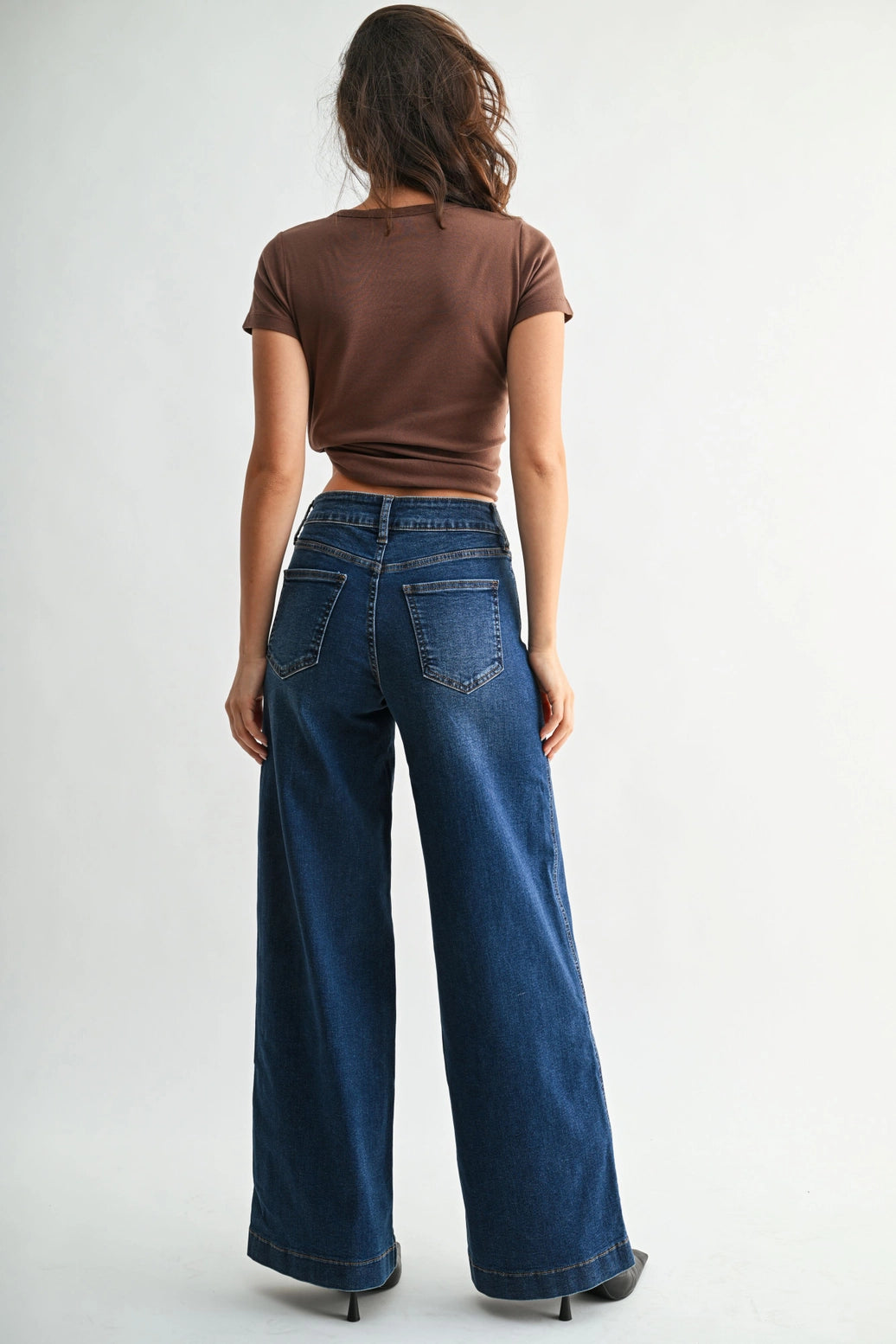 High Rise Full Length Wide Leg