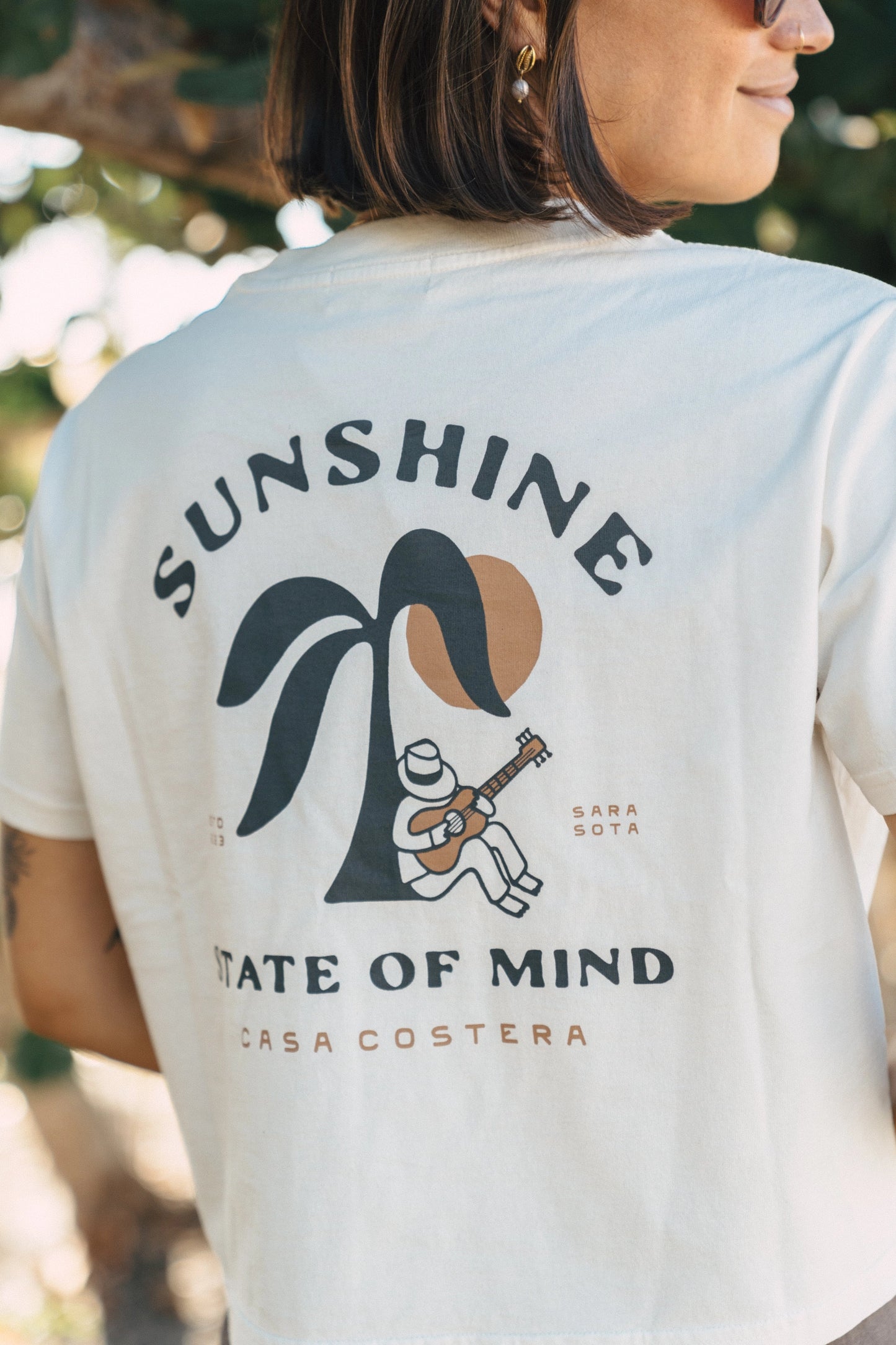 Sunshine State Of Mind Crop Tee