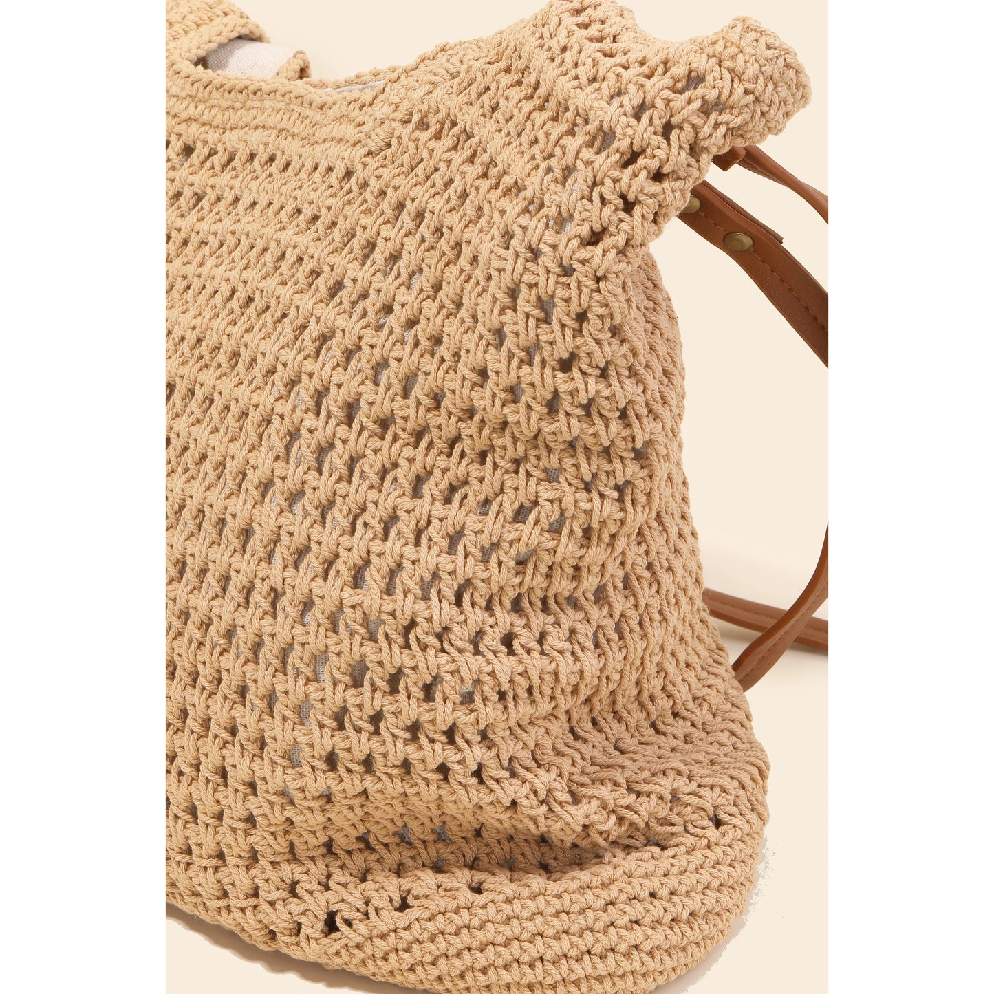 Straw Braided Rectangle Tote Bag