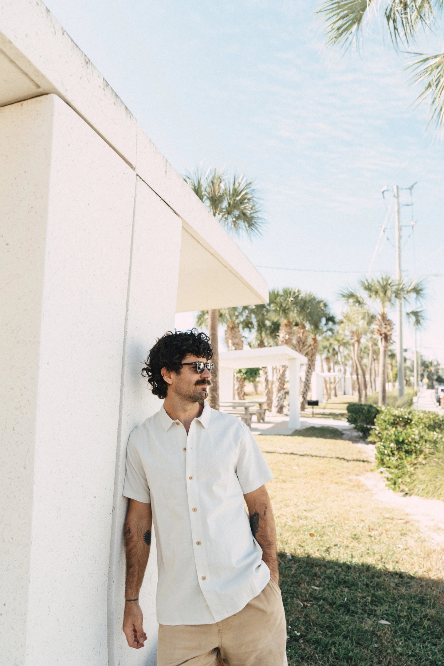 Casa Solid Button Up Shirt