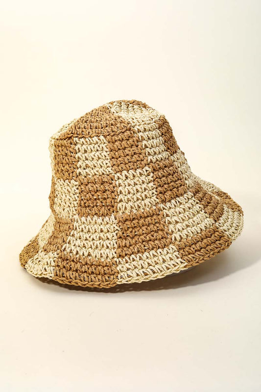 Cali Checkered Bucket Hat