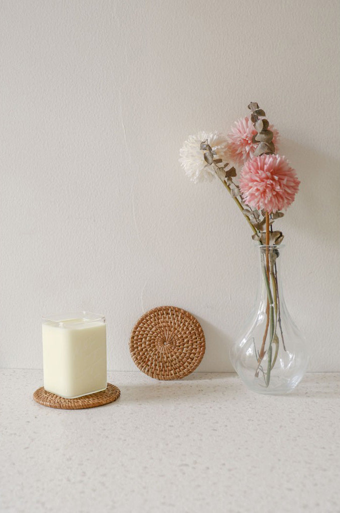 Bali Round Rattan Coaster