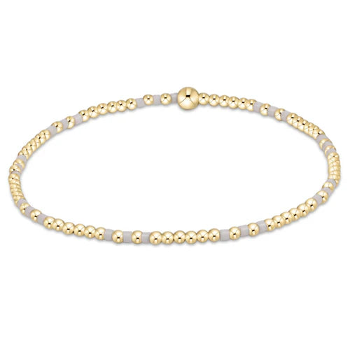 Hope Joy Pattern 2mm Bead Bracelet