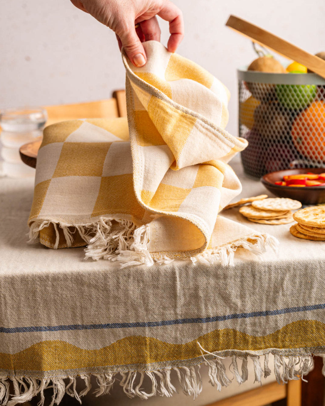 Hand Stitched Kitchen Towel Set