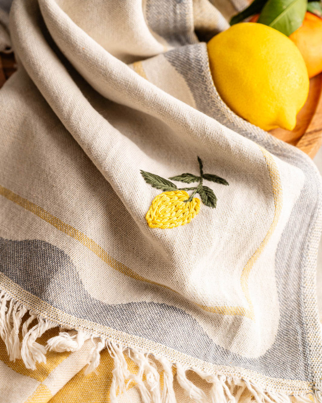 Hand Stitched Kitchen Towel Set