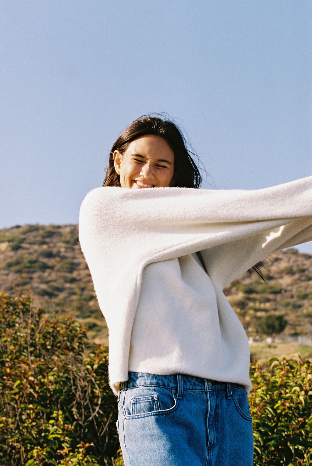 Adele Oversized Long Sleeve Knit Top