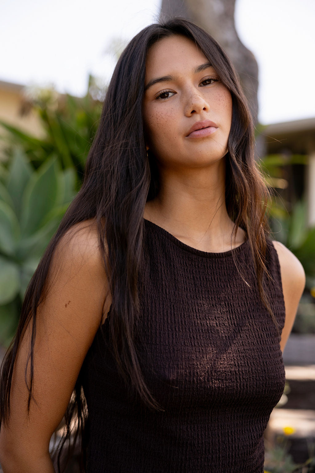 Indie High Neck Tank