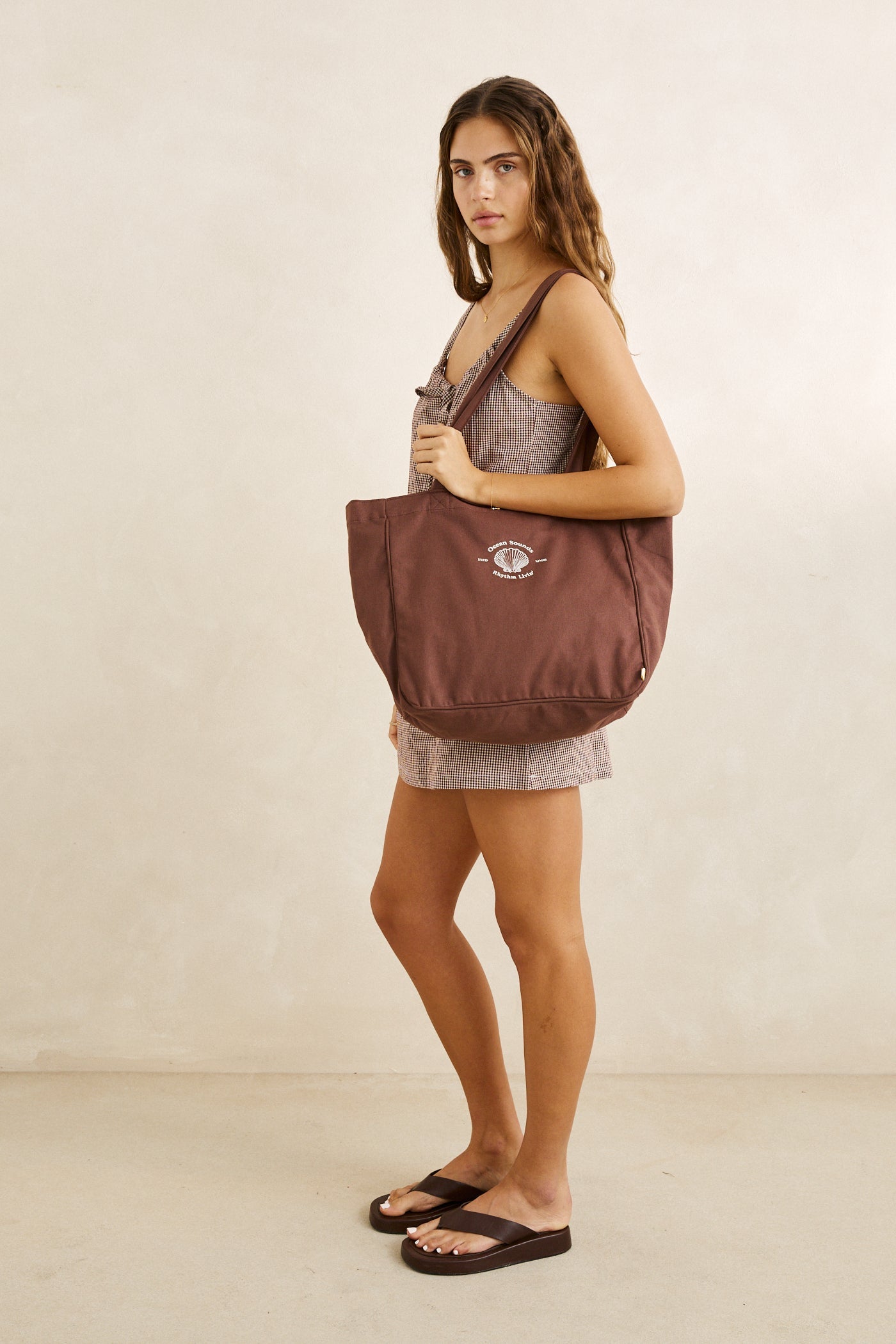 Sandy Zip Tote Bag