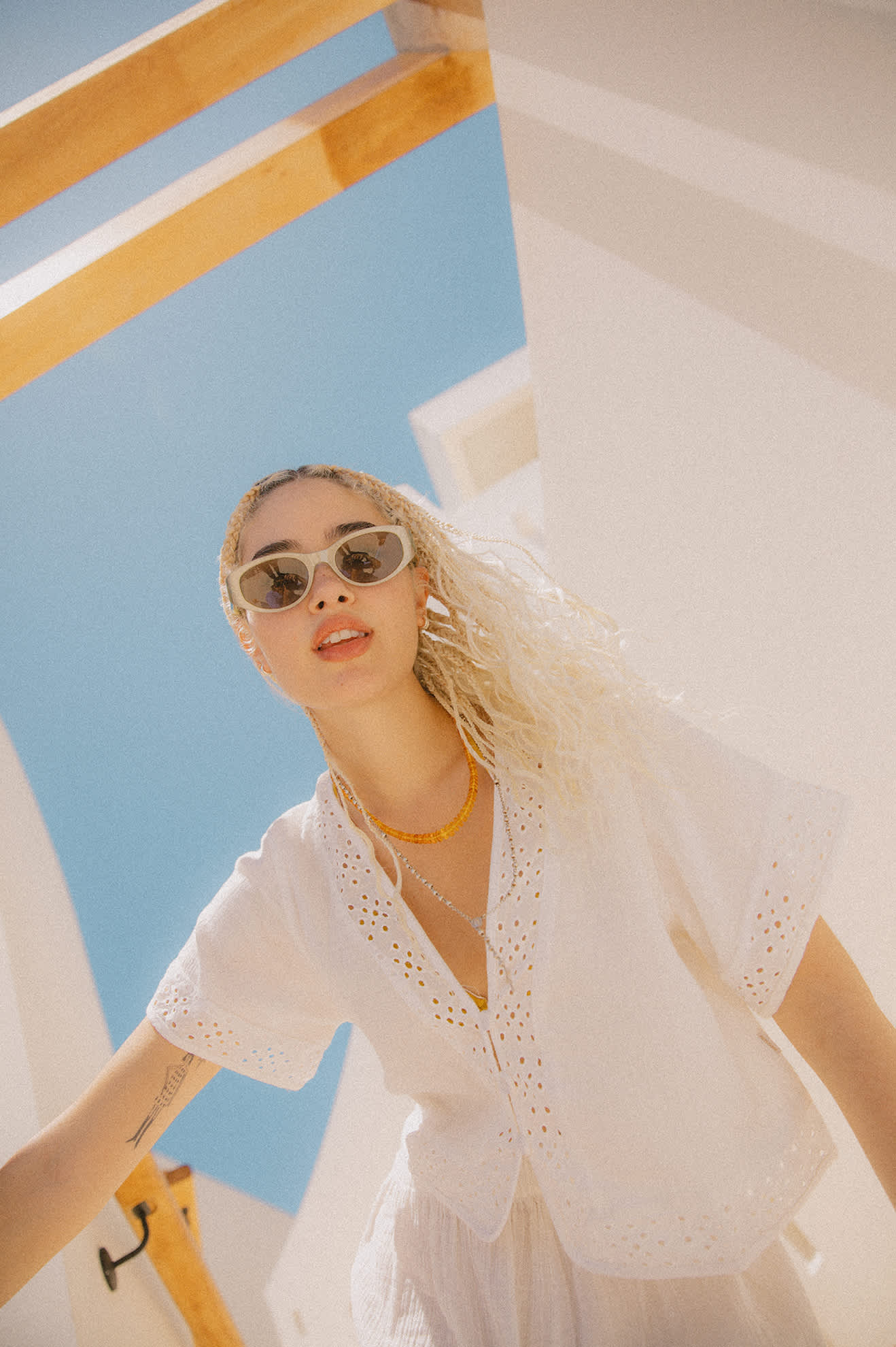 Seaside Eyelet Top