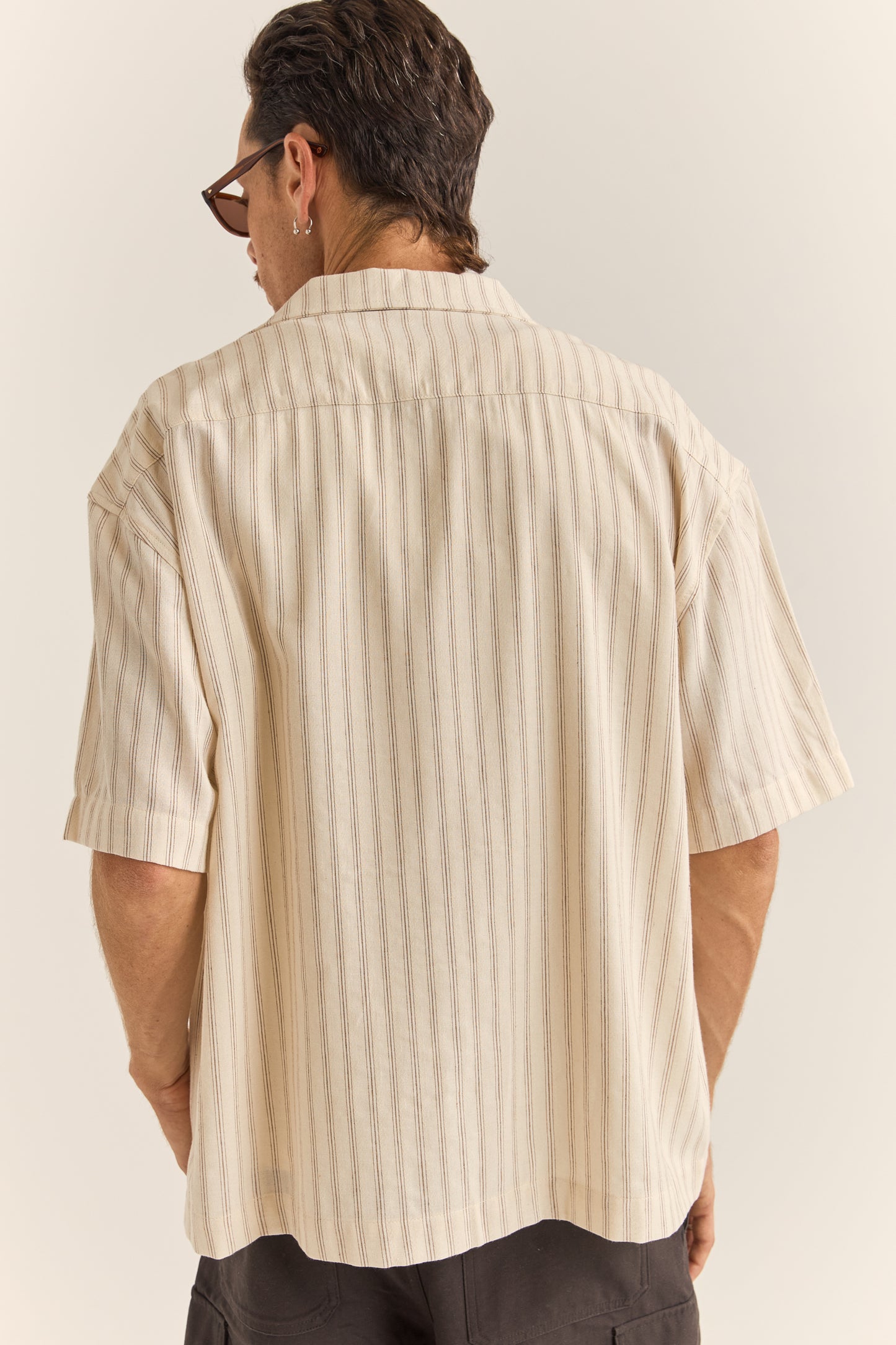 Relaxed Stripe Short Sleeve Shirt