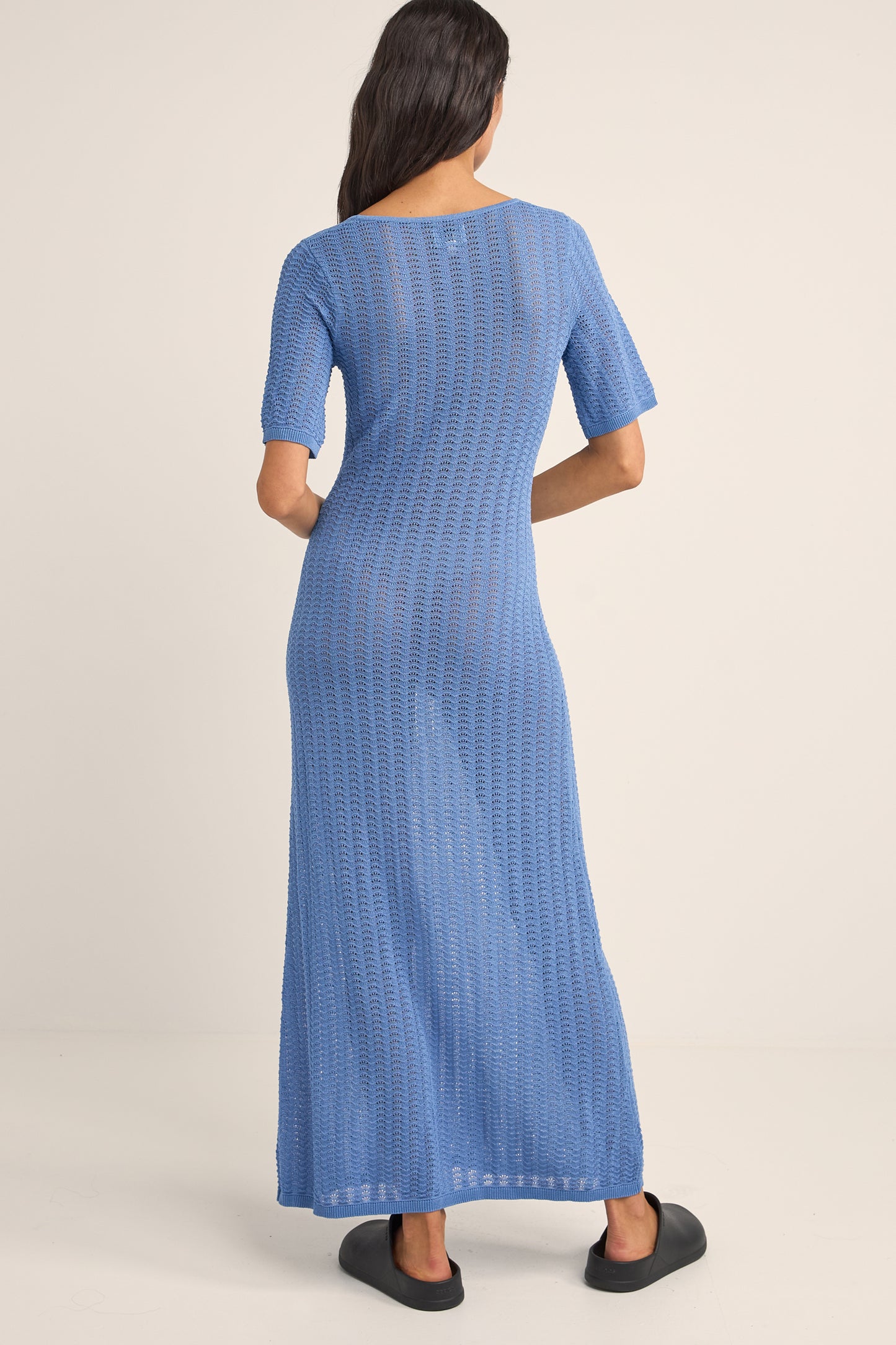 Georgia Short Sleeve Knit Maxi Dress