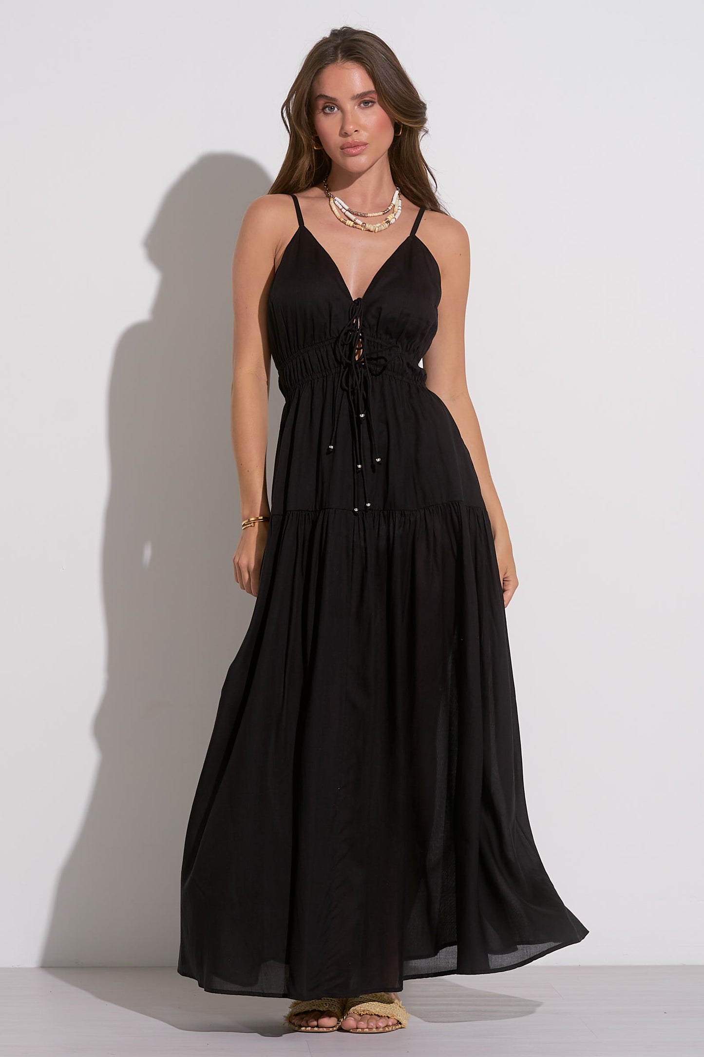 Late Nights Spaghetti Strap Maxi