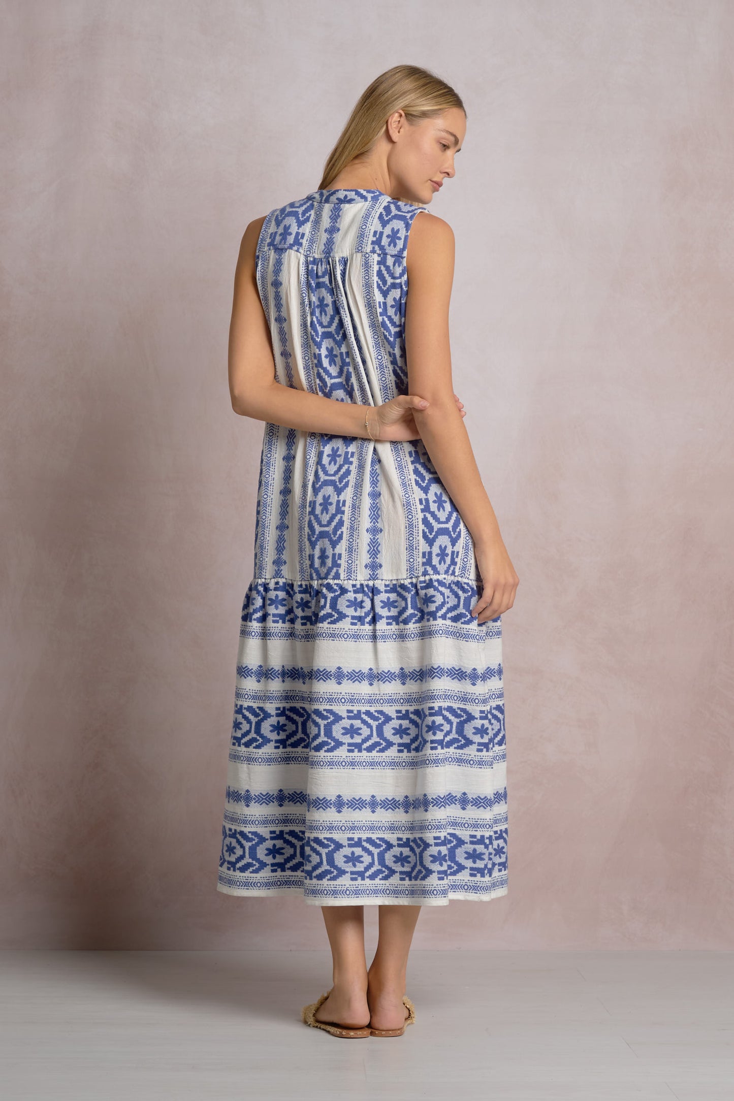 Tidal Embroidered Maxi Dress