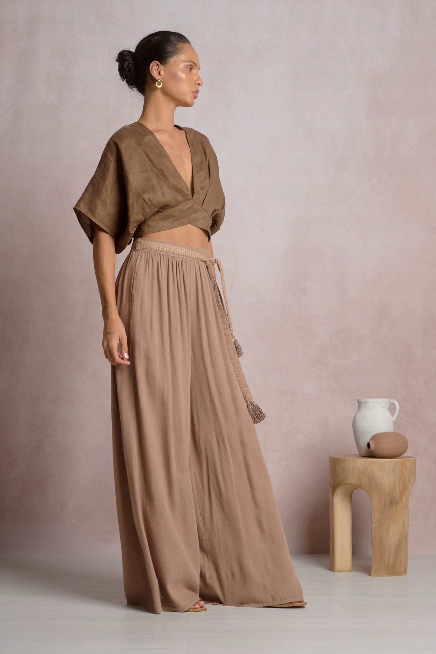 Bali Breeze Wrap Crop Top