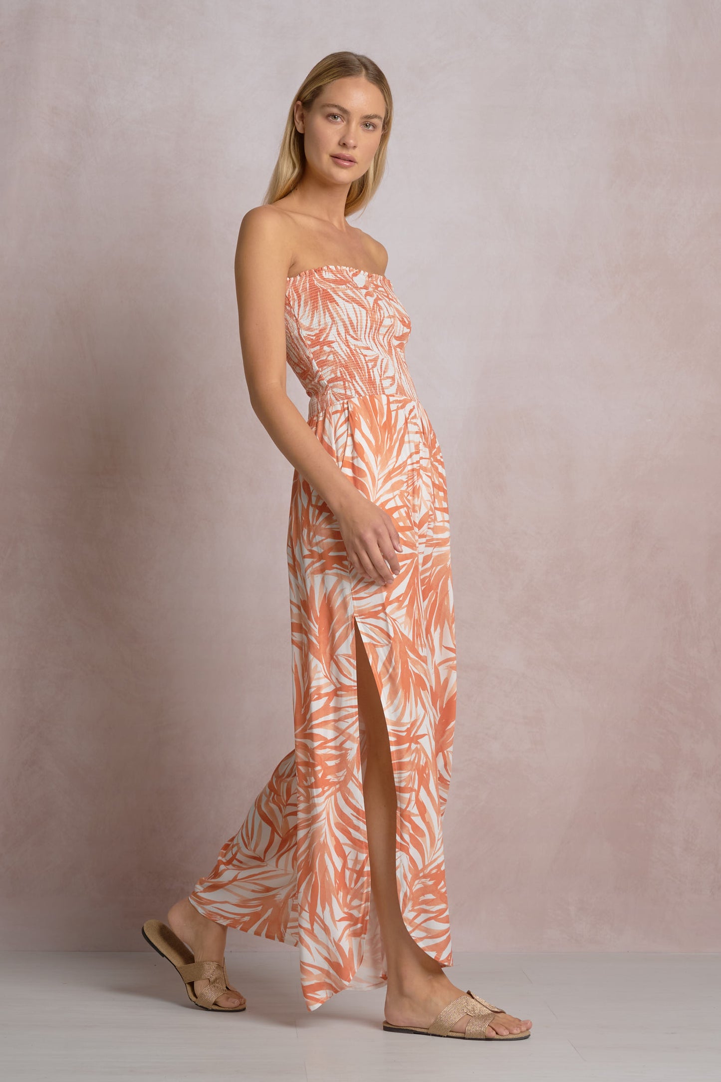 Sunset in Bali Strapless Jumper