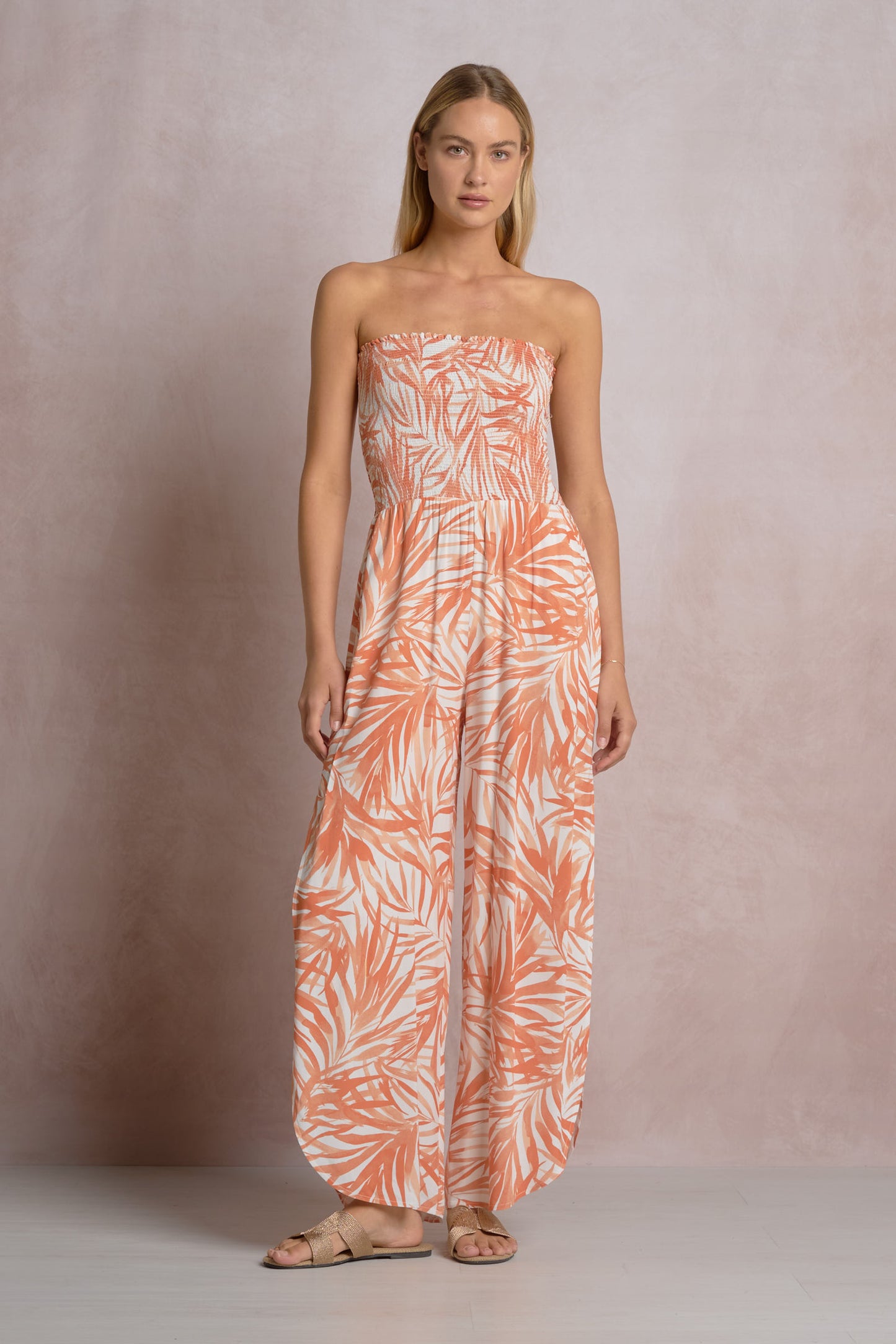 Sunset in Bali Strapless Jumper