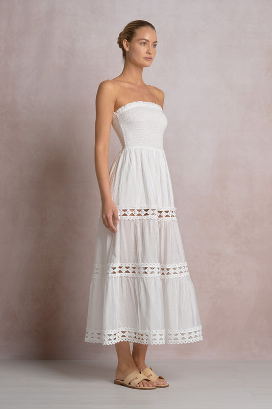 Casa Blanca Strapless Maxi Dress