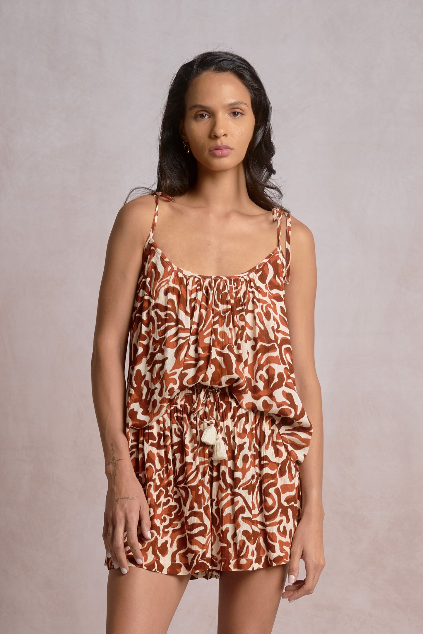 Coralina Flowy Spaghetti Strap Top