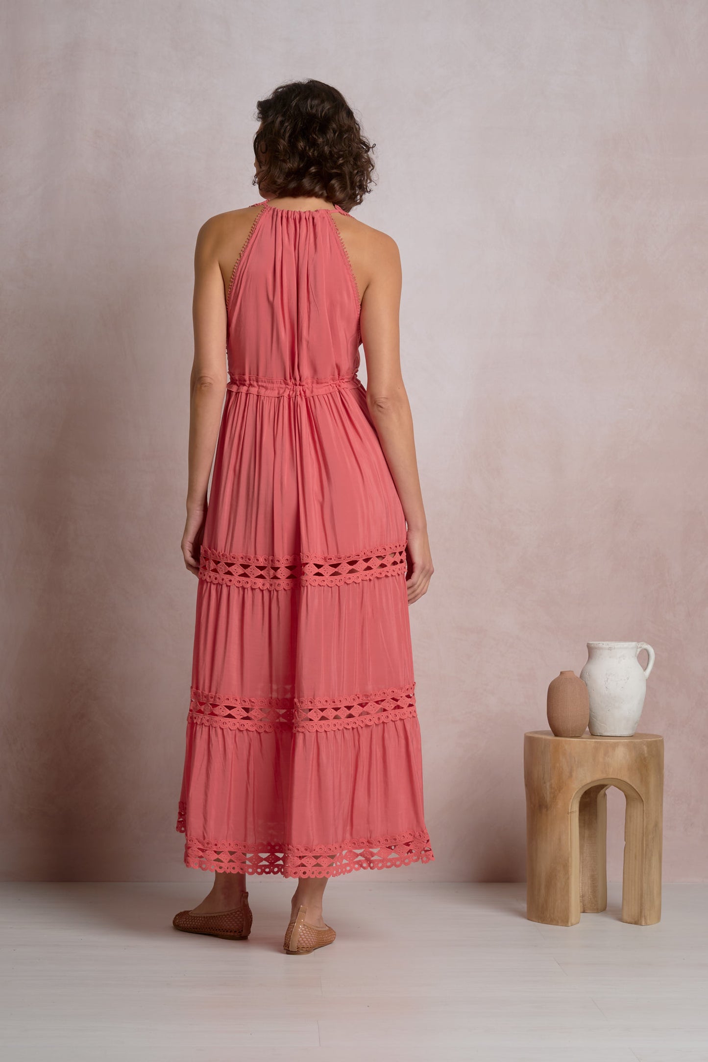 Sunset Pink Maxi Dress