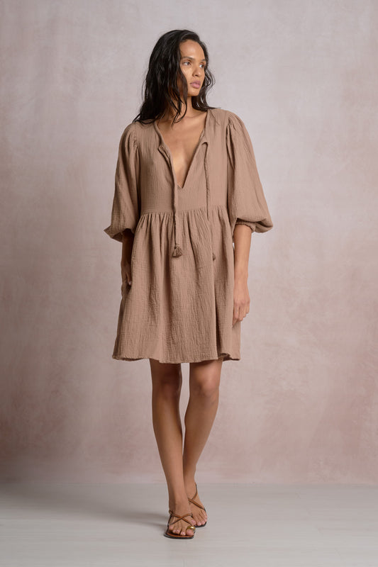 Cayman Cotton Mini Dress