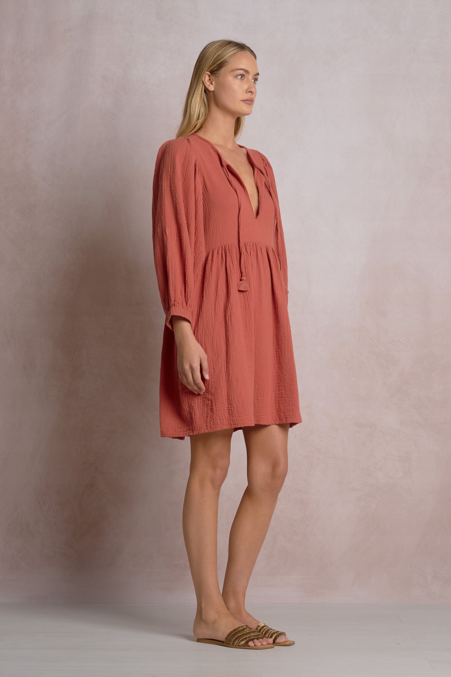 Cayman Cotton Mini Dress