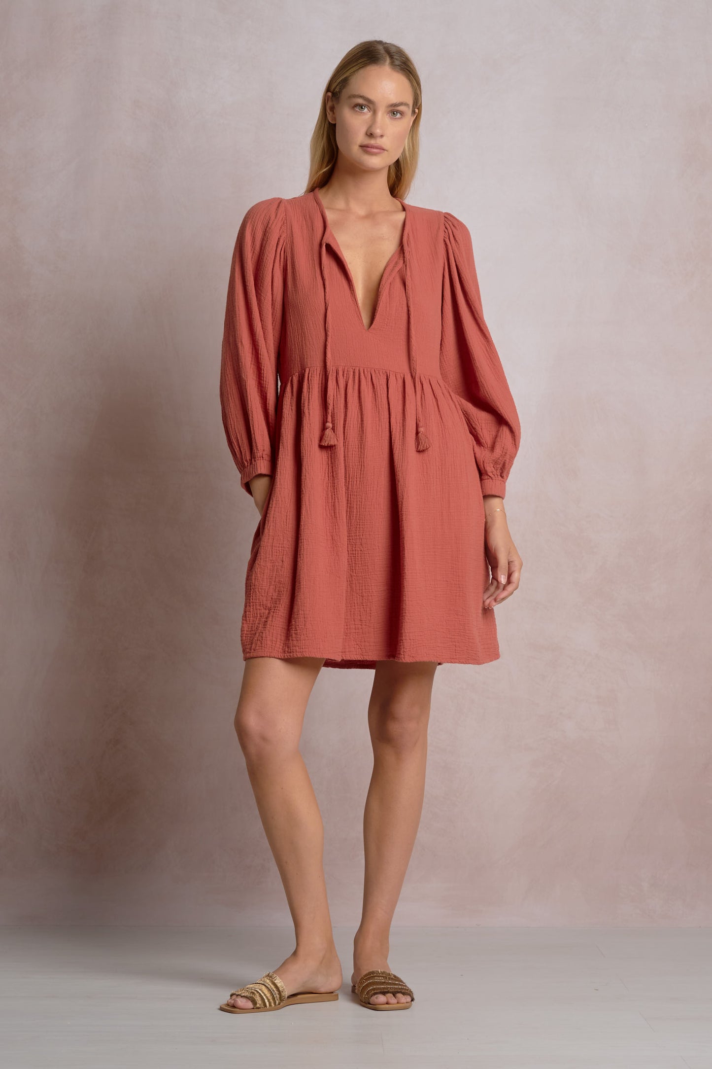 Cayman Cotton Mini Dress