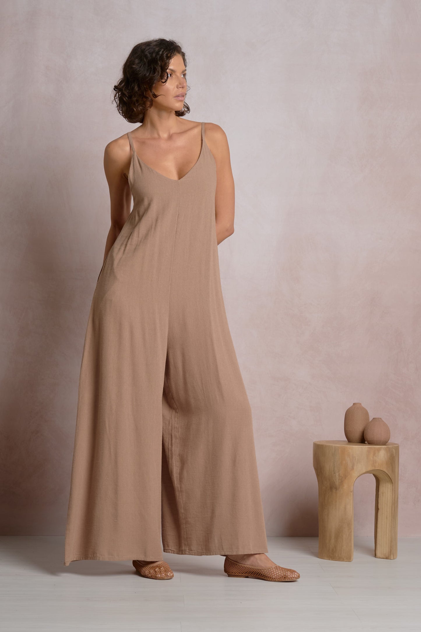 Fia Spaghetti Strap Jumpsuit