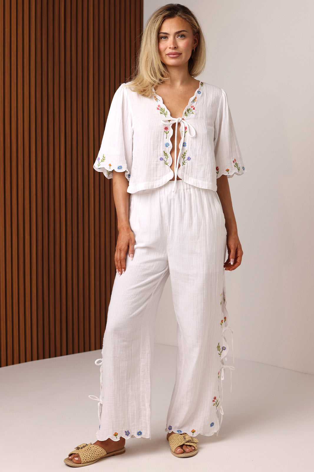 Maggie Tie Front Top