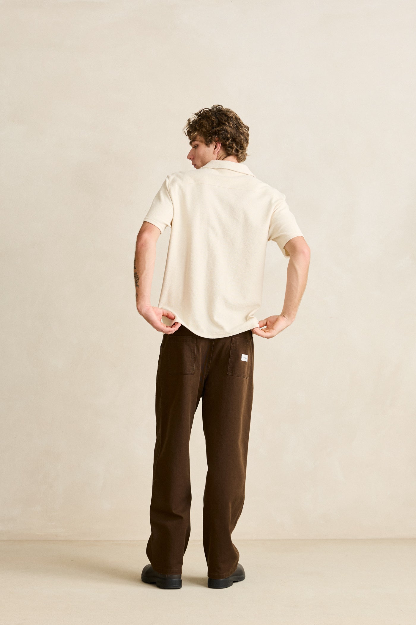 Reverse Terry Short Sleeve Shirt