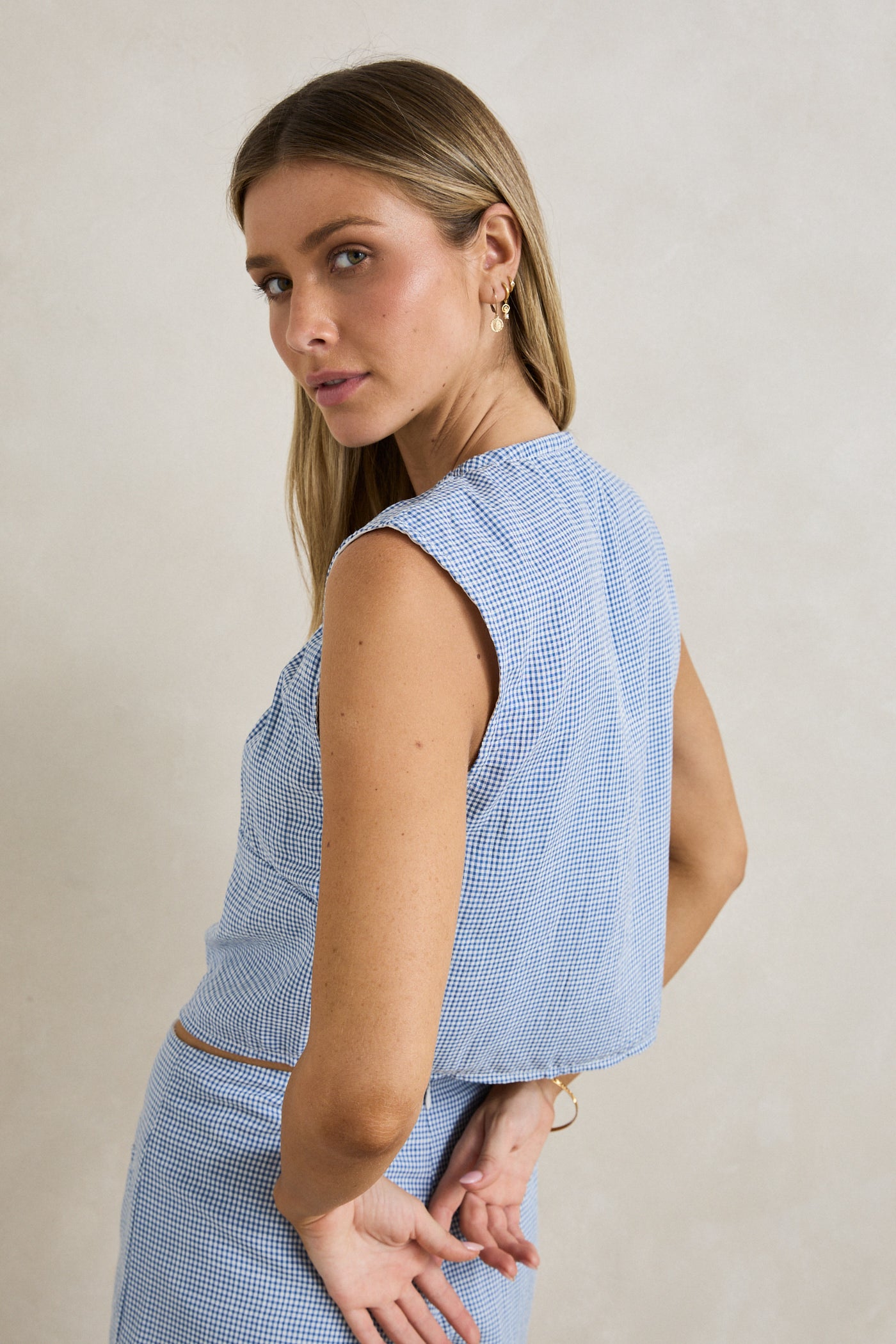 Del Rio Gathered Top