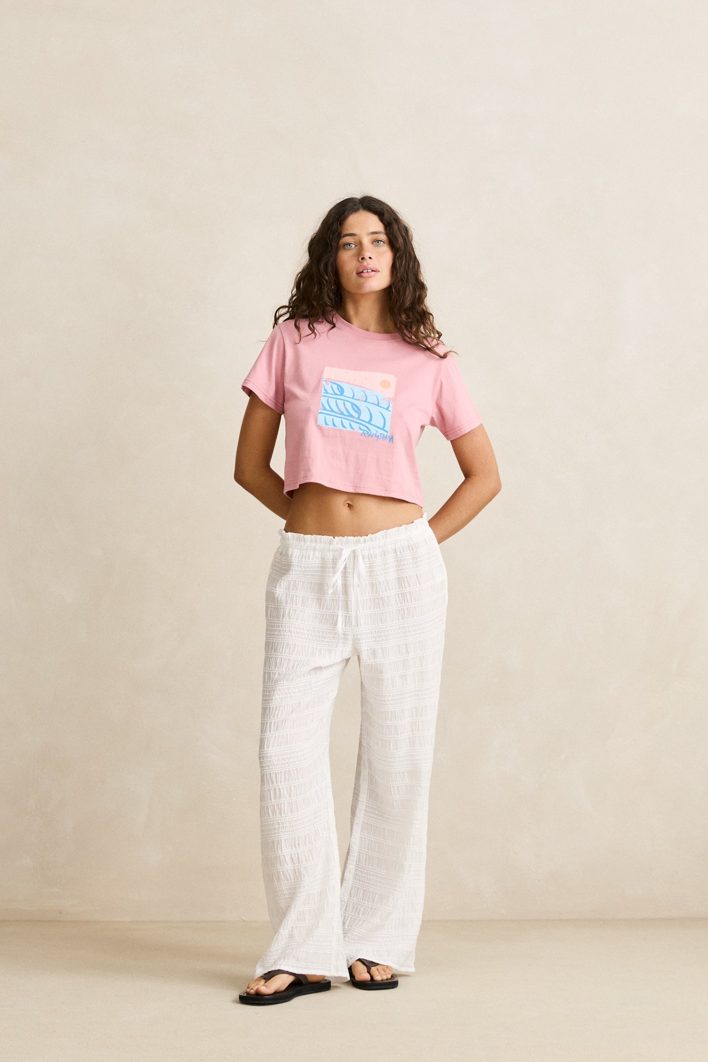 Ocean Crop Crew Tee