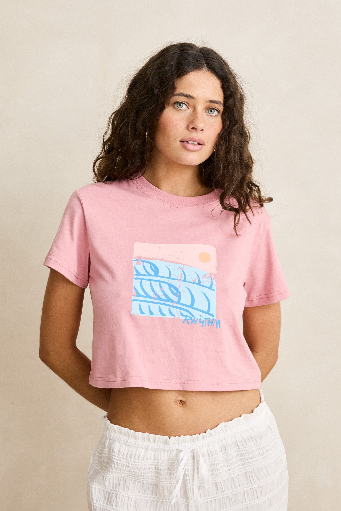 Ocean Crop Crew Tee