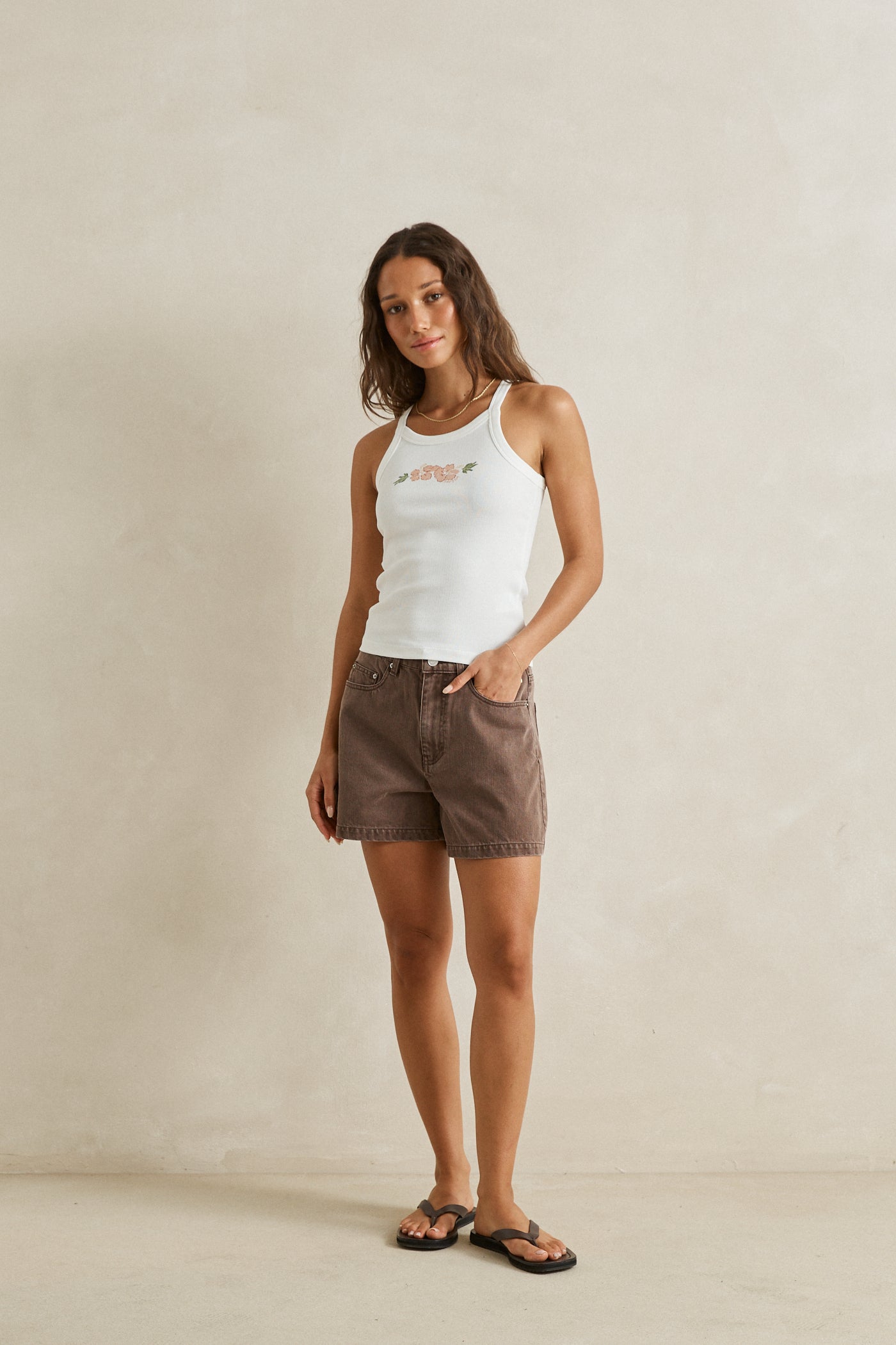 Staple Denim Short Chocolate