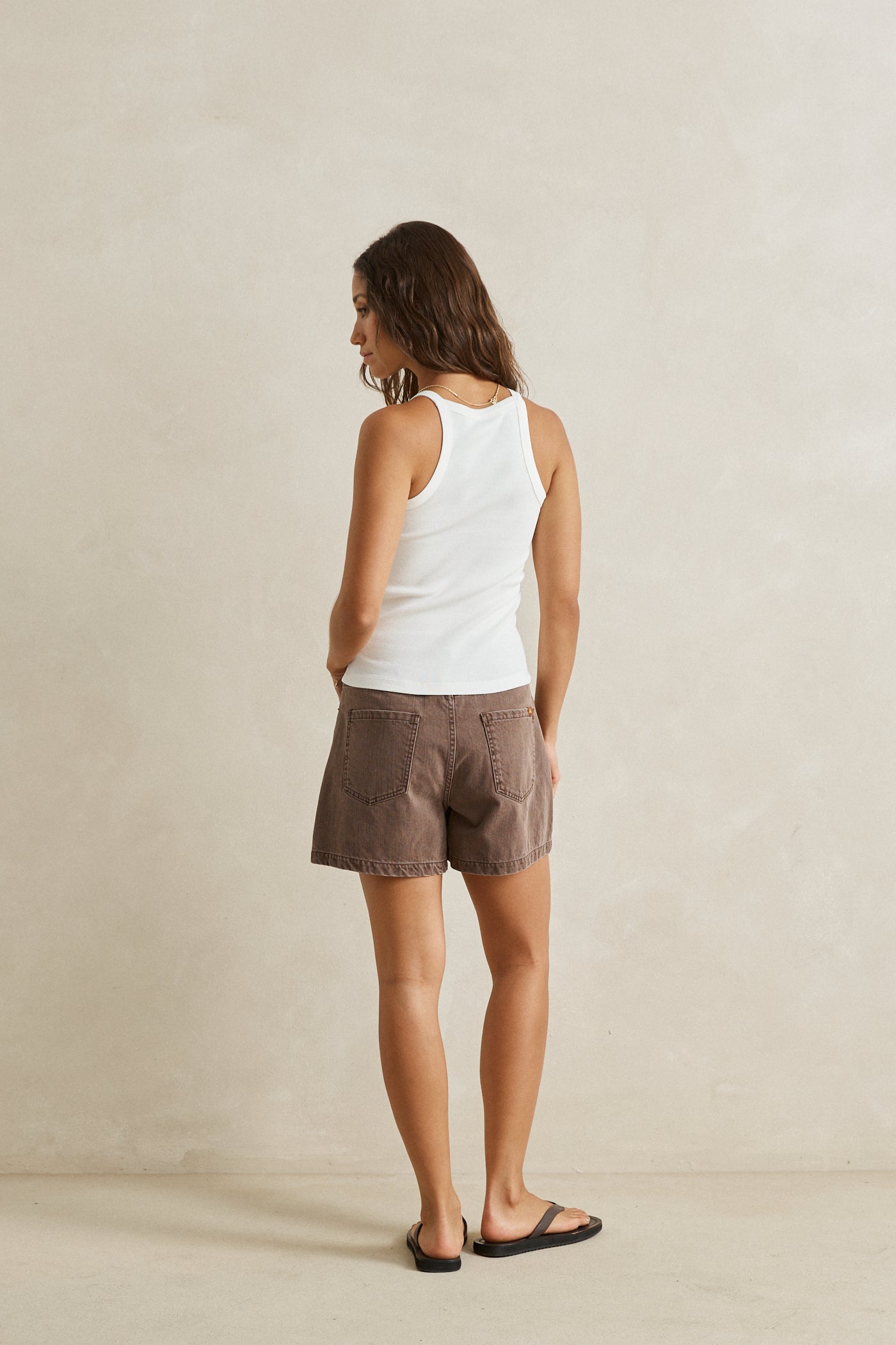 Staple Denim Short Chocolate