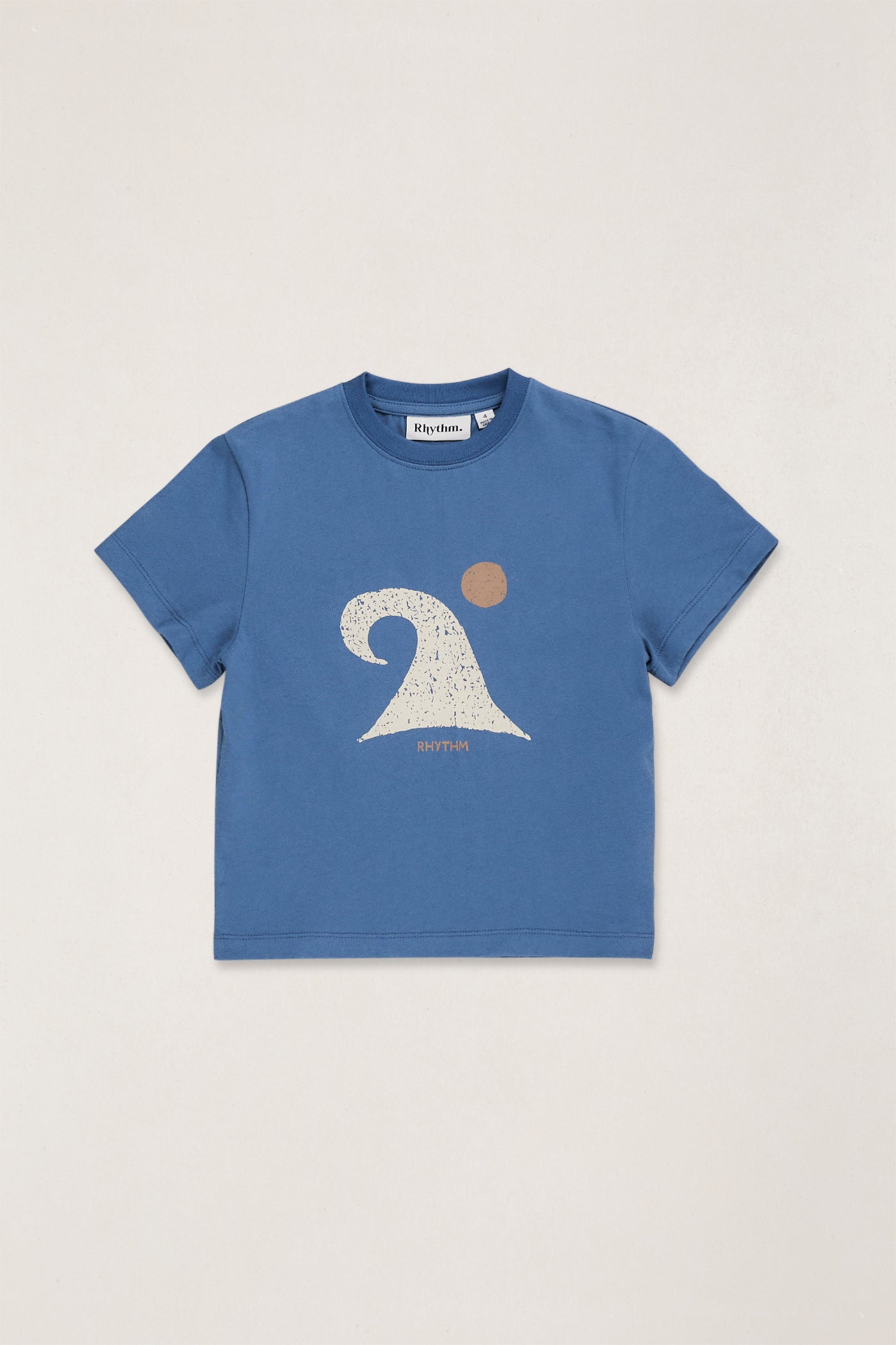 Kids Waves SS T-Shirt Vintage Blue