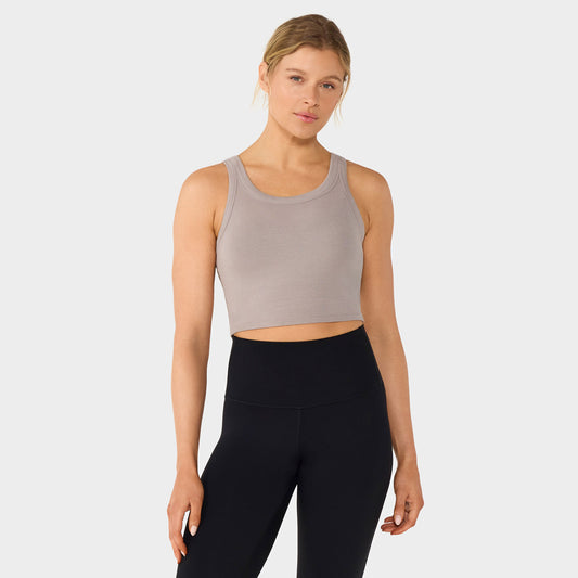 Ribbed Crop Tank
