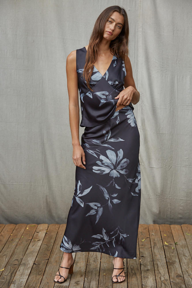 Raven Floral Top