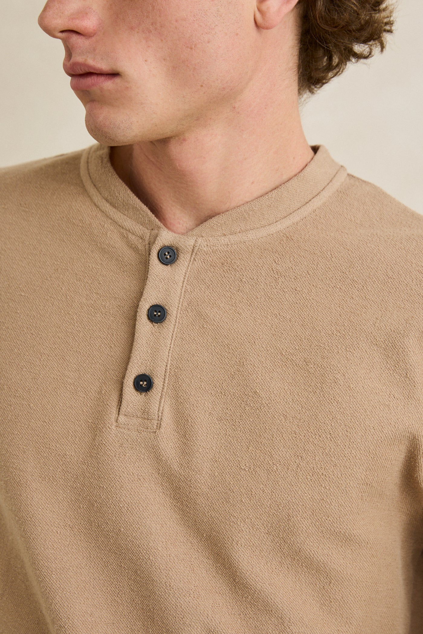 Vintage Terry LS Henley