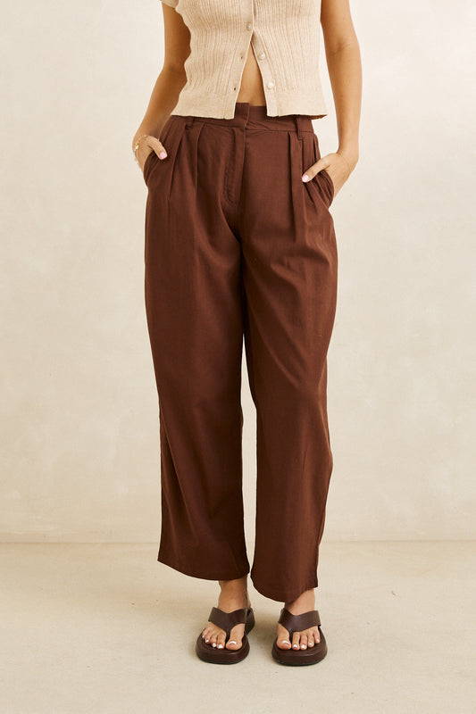 Venice Tailored Linen Pant
