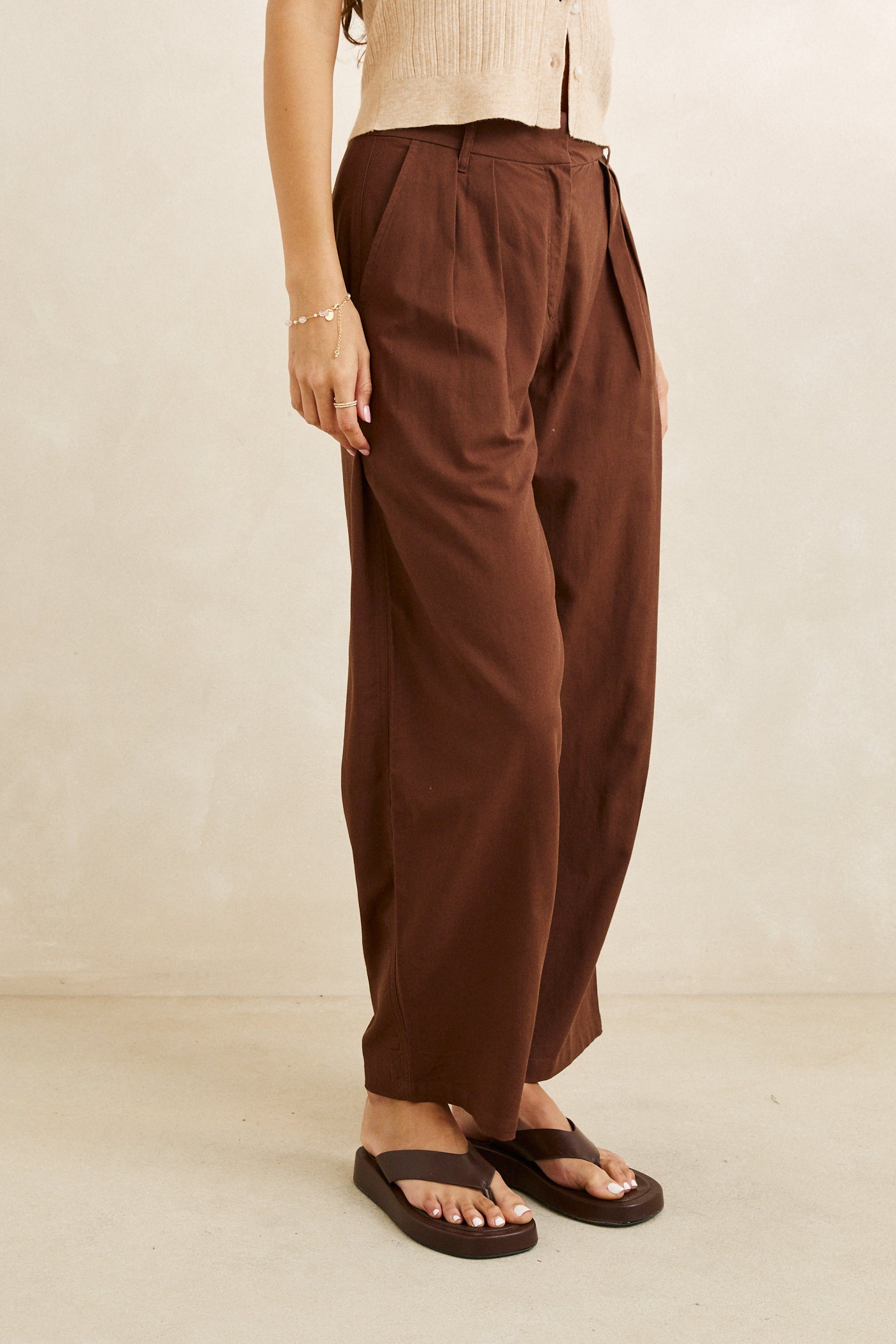 Venice Tailored Linen Pant