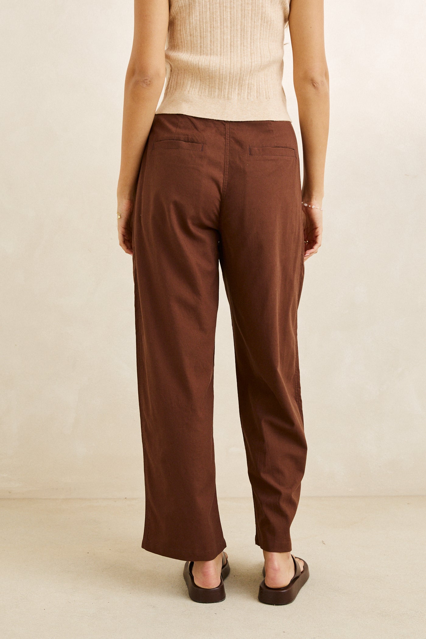 Venice Tailored Linen Pant