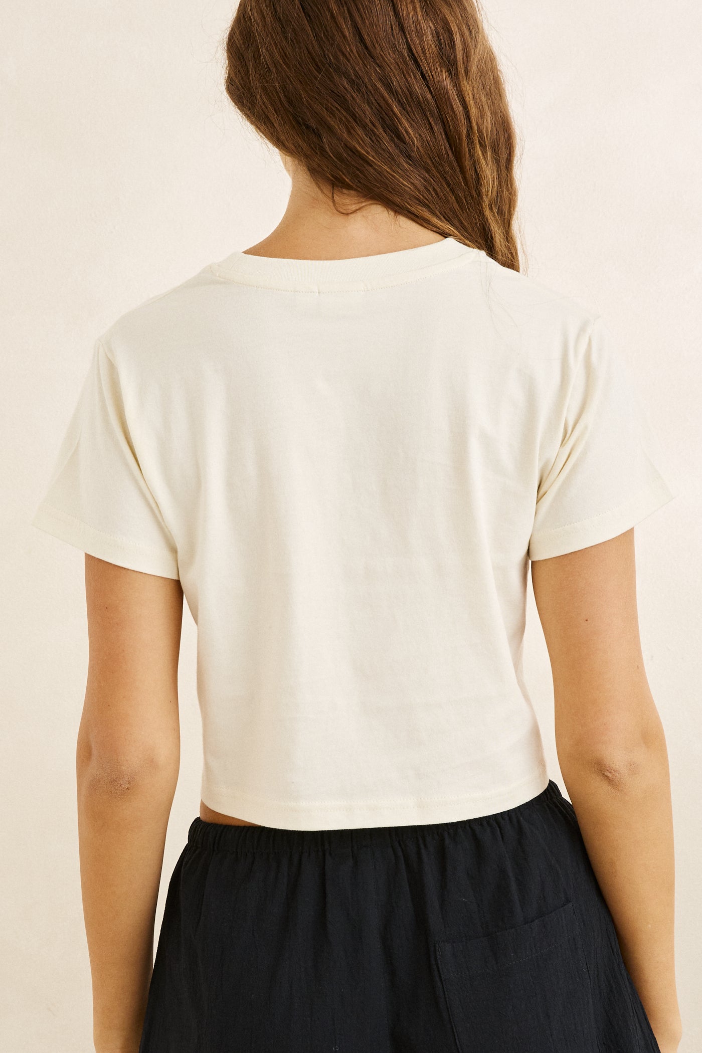 Georgia Floral Crop Crew Tee