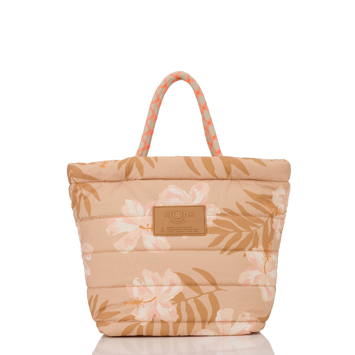 Large Quilted Rope Tote