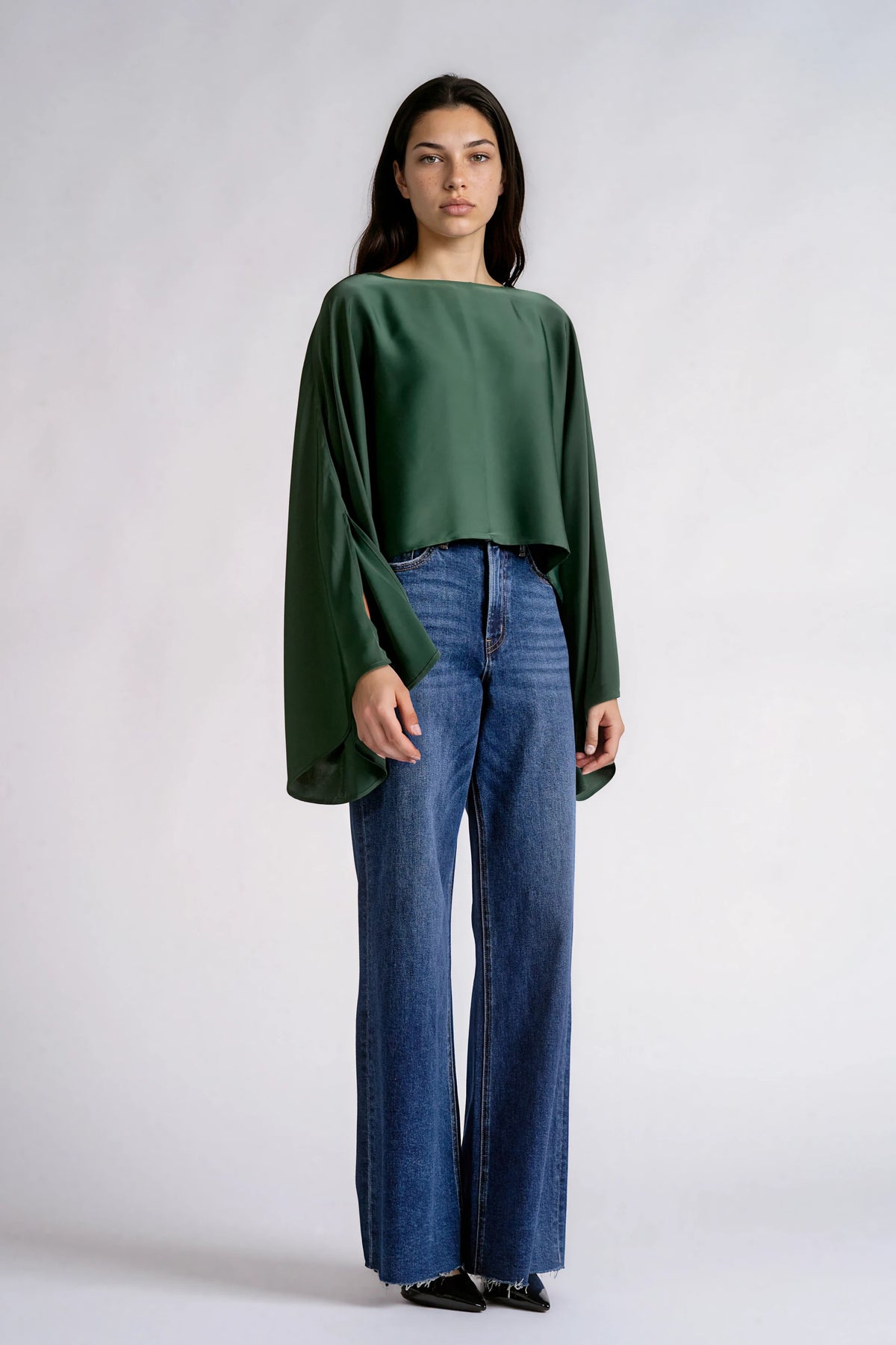 Holiday Bell Sleeve Blouse